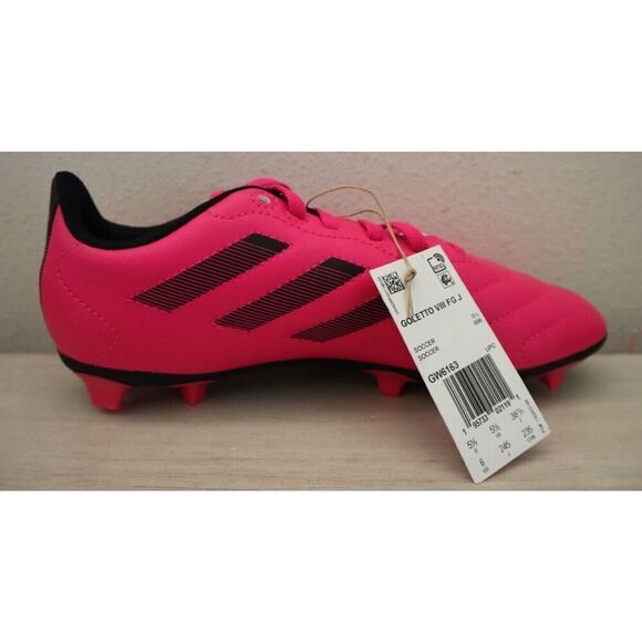 Adidas GW6163 Youth Girl's Sz 6 Pink Goletto VIII Firm Ground Soccer Cleats - Picture 4 of 10